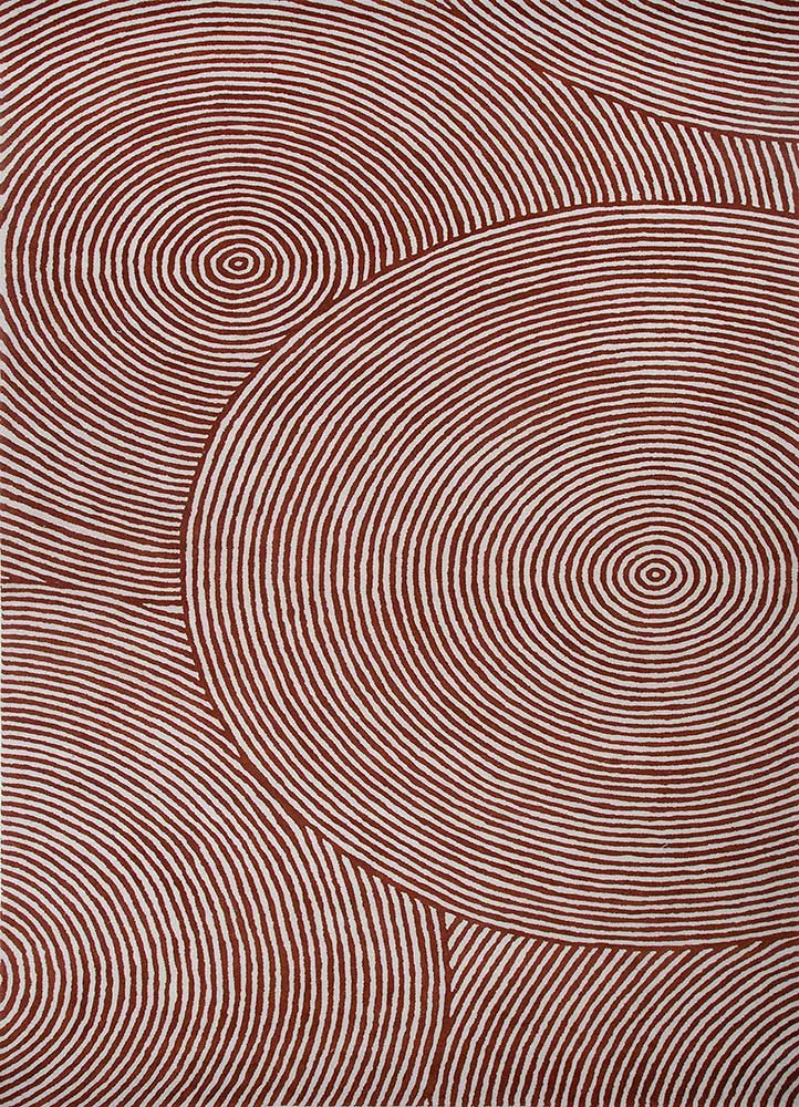 Uldtæppe - 465 x 263 cm - rød