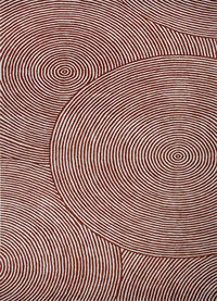 Uldtæppe - 465 x 263 cm - rød