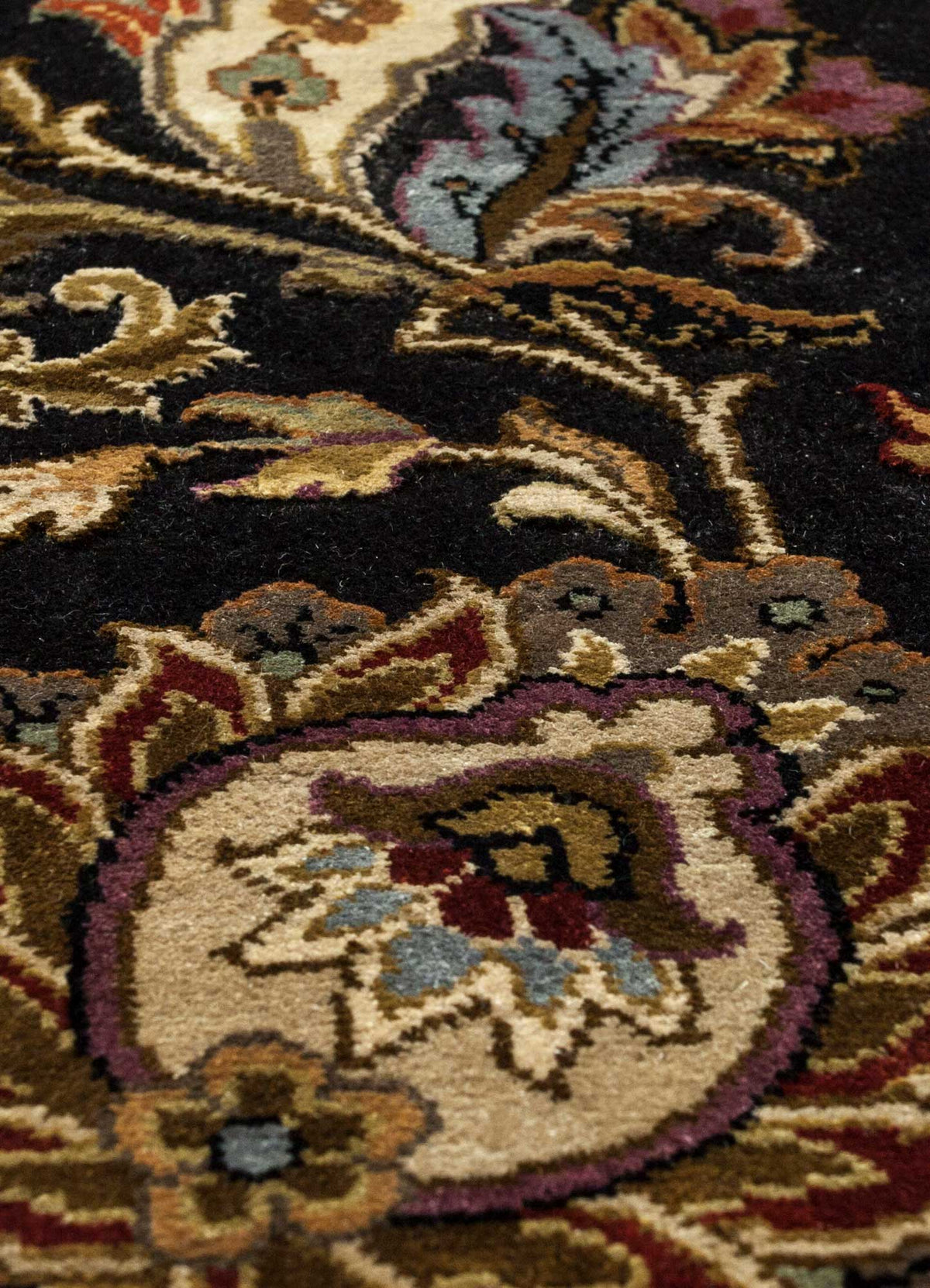 Uldtæppe - 420 x 300 cm - antracit