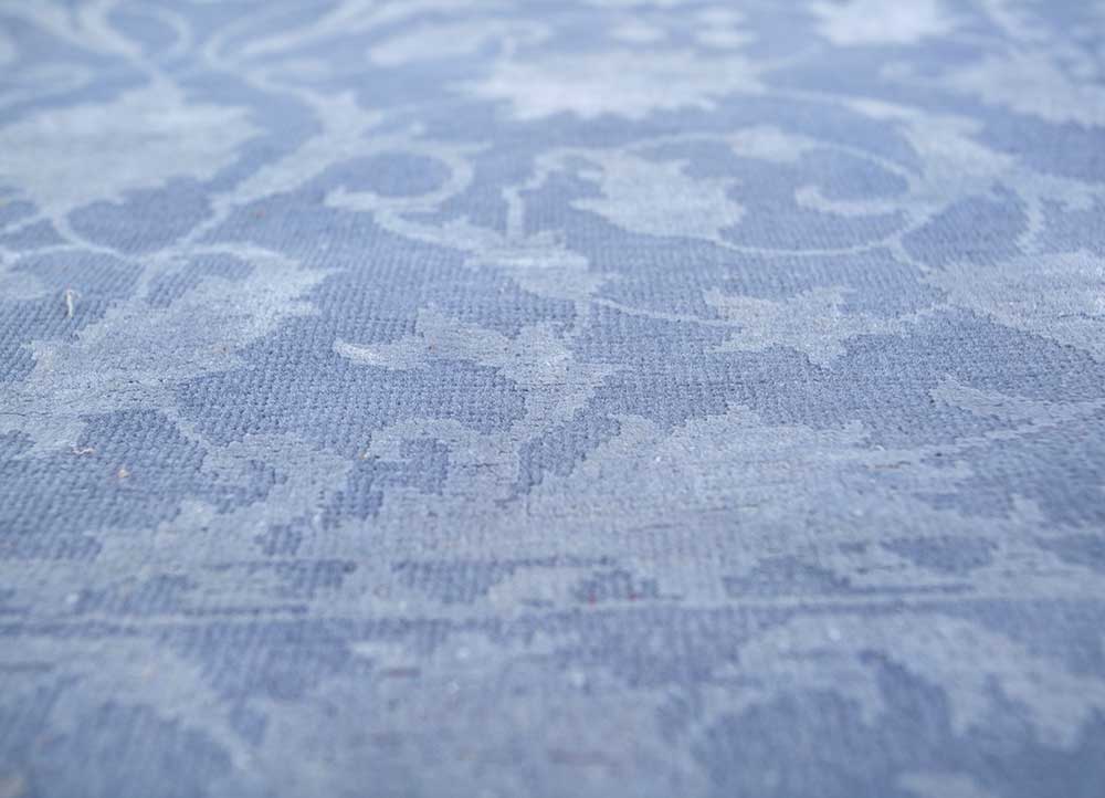 Uldtæppe - 150 x 75 cm - havblå