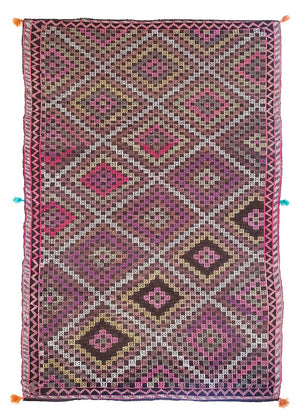 Uldtæppe - 300 x 180 cm - beige