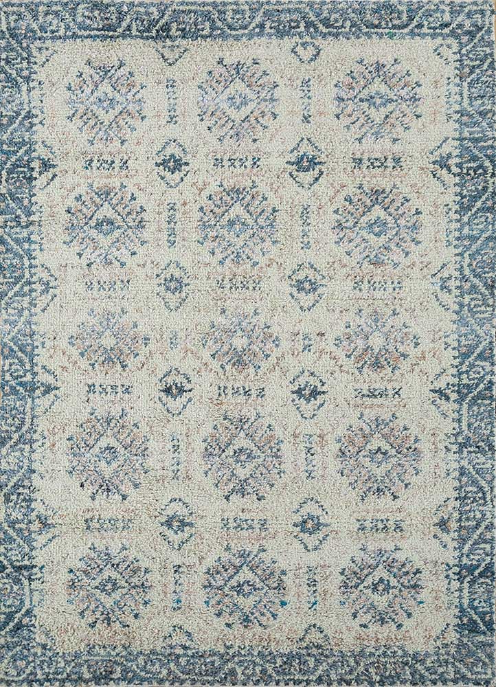 Tæppe - 255 x 150 cm - lyseblå