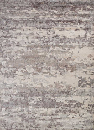 Viskose tæppe - 375 x 210 cm - grå