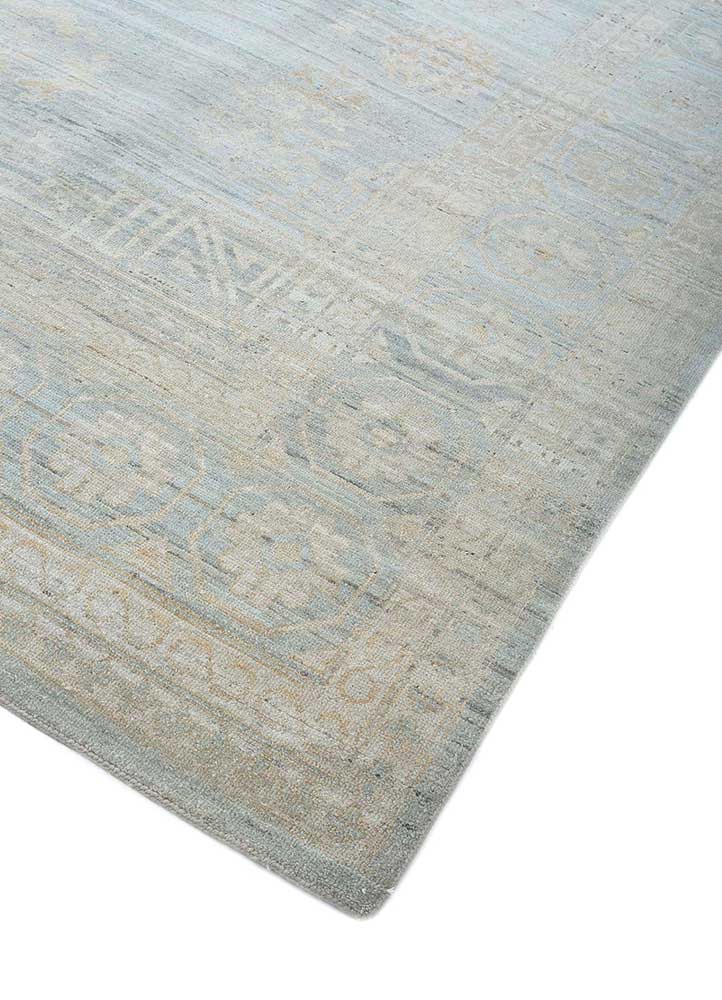 Uldtæppe - 510 x 405 cm - grå