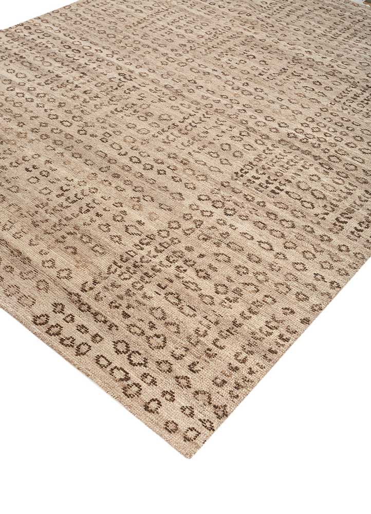 Uldtæppe - 300 x 225 cm - guld