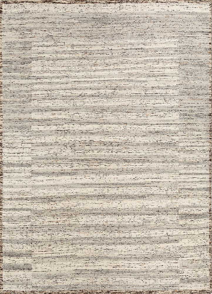 Uldtæppe - 285 x 255 cm - lysegrå