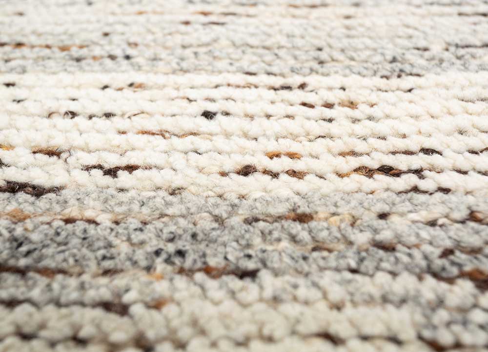 Uldtæppe - 285 x 255 cm - lysegrå