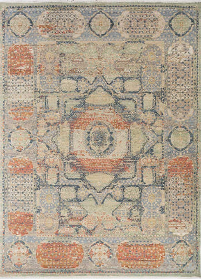 Uldtæppe - 360 x 270 cm - grøn