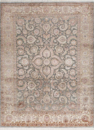 Uldtæppe - 210 x 150 cm - lys beige