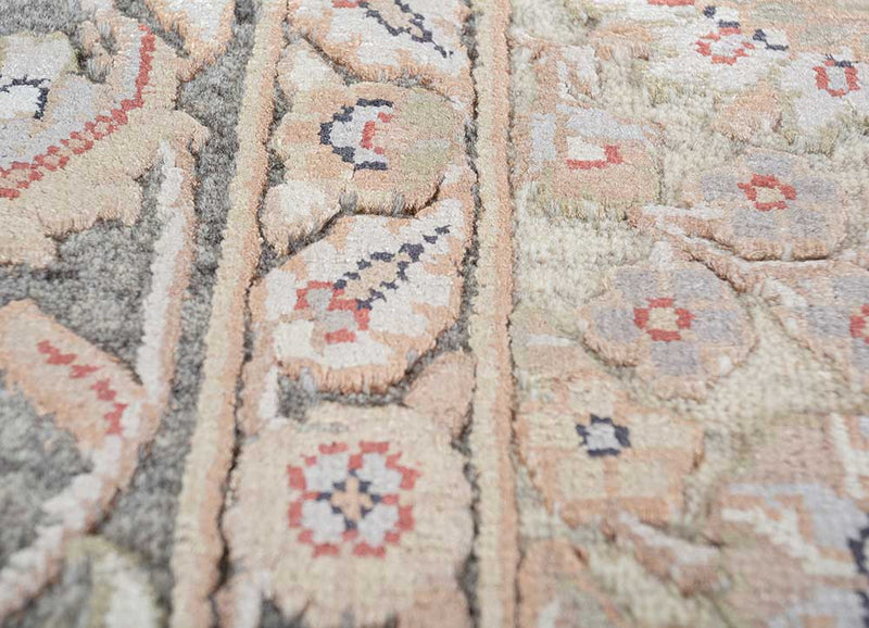 Uldtæppe - 210 x 150 cm - lys beige