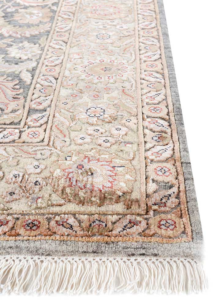 Uldtæppe - 210 x 150 cm - lys beige