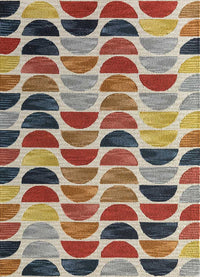 Uldtæppe - 390 x 240 cm - flerfarvet