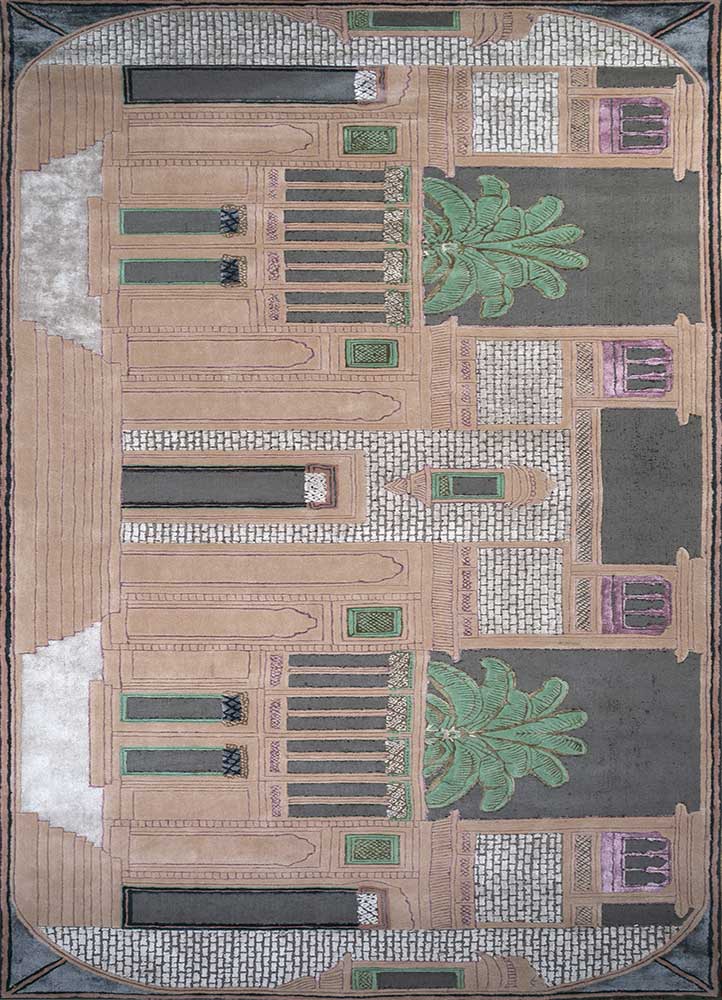 Uldtæppe - 500 x 205 cm - orange