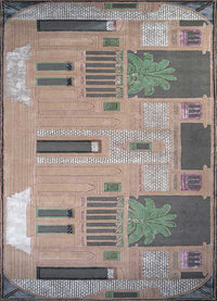 Uldtæppe - 500 x 205 cm - orange