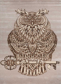 Uldtæppe - 360 x 195 cm - creme