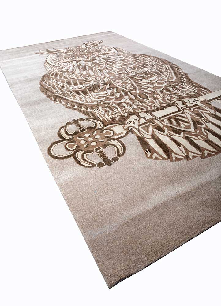 Uldtæppe - 360 x 195 cm - creme