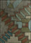Uldtæppe - 240 x 180 cm - grøn