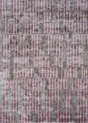 Designer tæppe - 270 x 180 cm - lilla