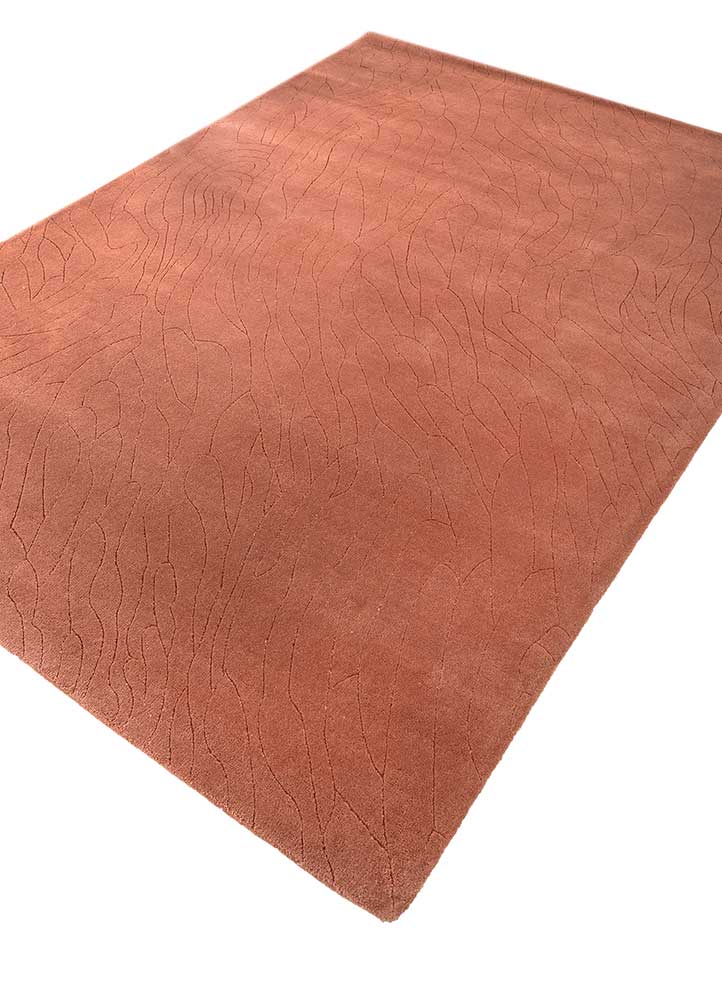 Uldtæppe - 233 x 165 cm - orange