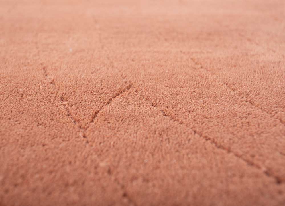 Uldtæppe - 233 x 165 cm - orange