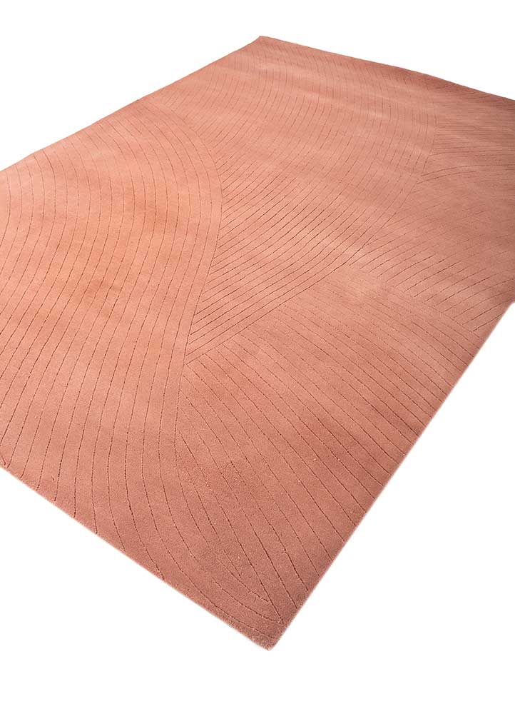 Uldtæppe - 238 x 168 cm - orange