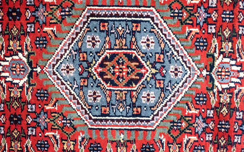 Orientalsk tæppe - 90 x 60 cm - rød