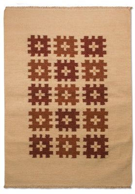 Kelim-tæppe - Trendy - 180 x 120 cm - rød