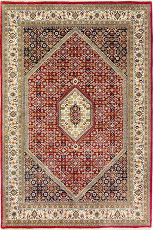 Persisk tæppe - Bijar - 300 x 200 cm - rød