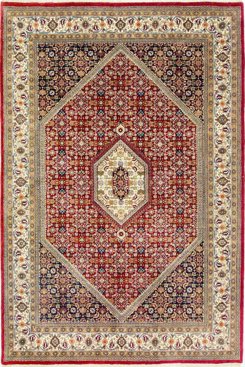 Persisk tæppe - Bijar - 300 x 200 cm - rød