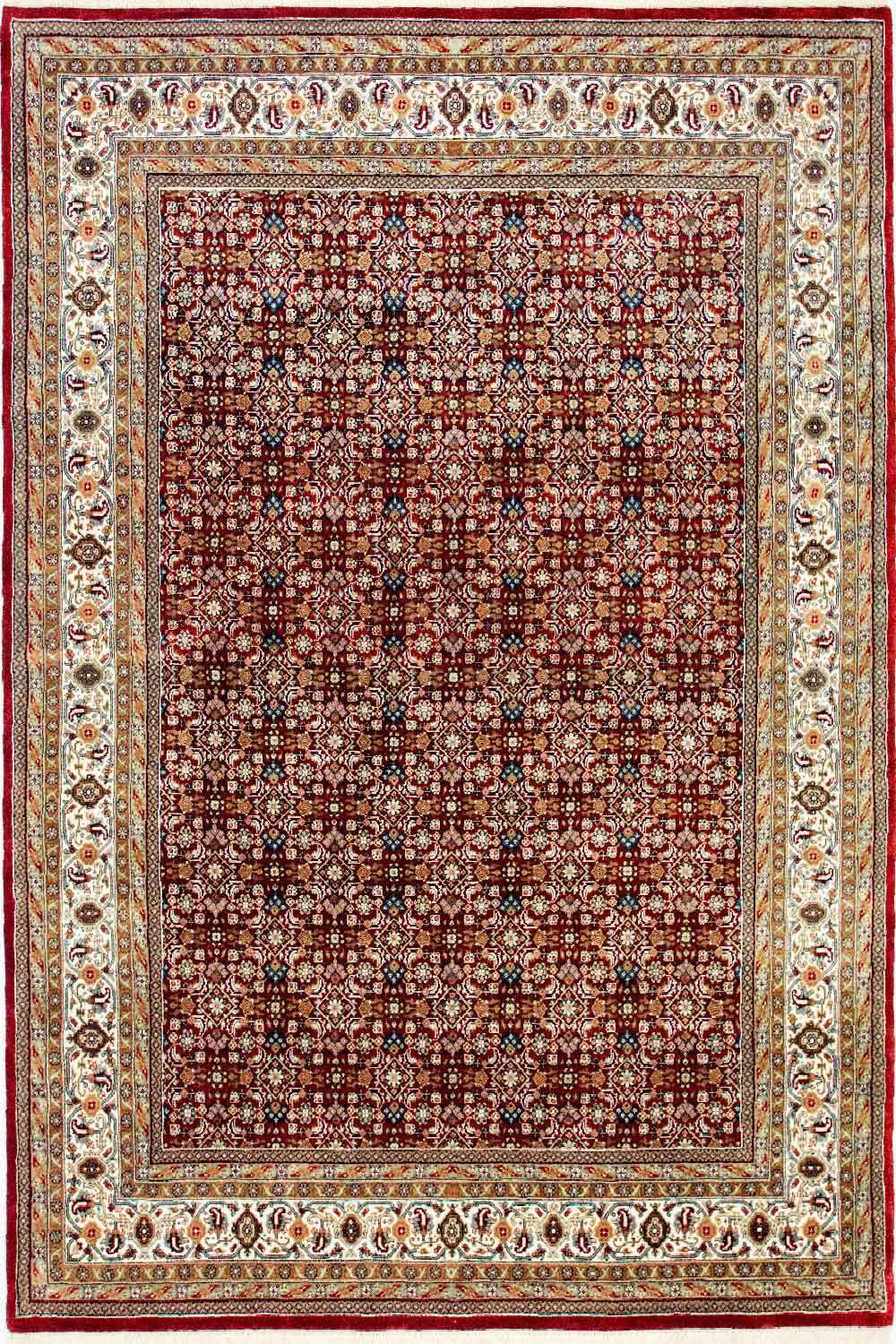 Persisk tæppe - Bijar - 250 x 200 cm - rød
