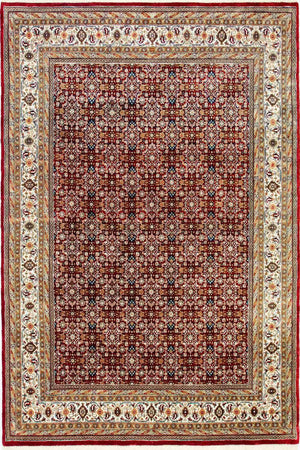 Persisk tæppe - Bijar - 250 x 200 cm - rød