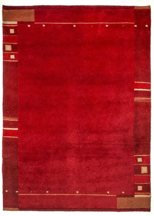 Nepal Tæppe - 140 x 70 cm - rød