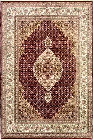 Persisk tæppe - Tabriz - Mahi - rektangulær