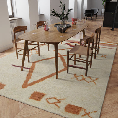 Uldtæppe - Bedouin Beauty - rektangulær