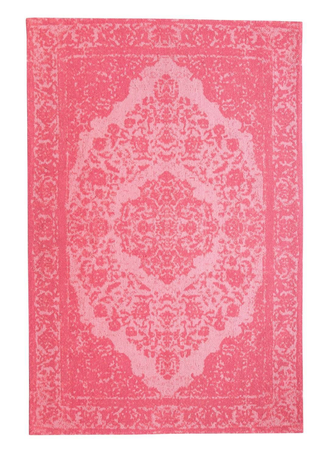 Designer tæppe - 200 x 140 cm - lysrød