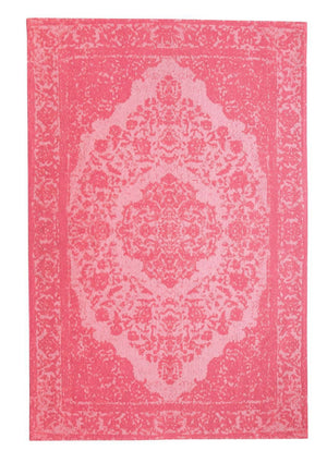 Designer tæppe - 200 x 140 cm - lysrød