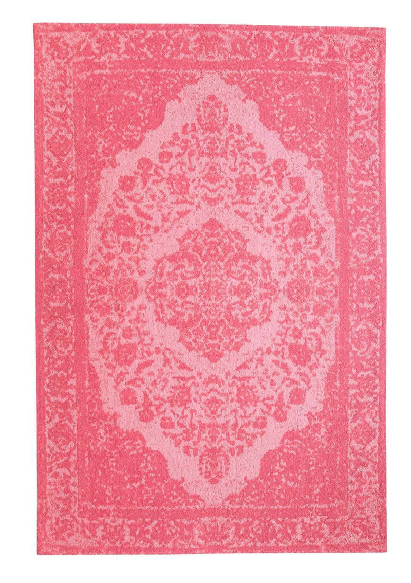 Designer tæppe - 200 x 140 cm - lysrød