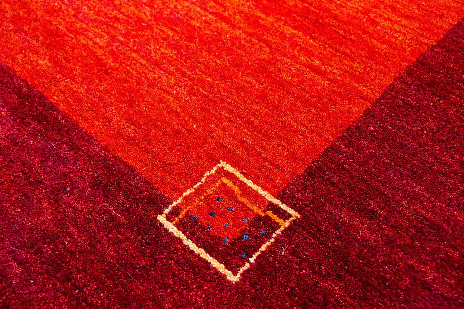 Løber Gabbeh-tæppe - Indus - 240 x 80 cm - rust