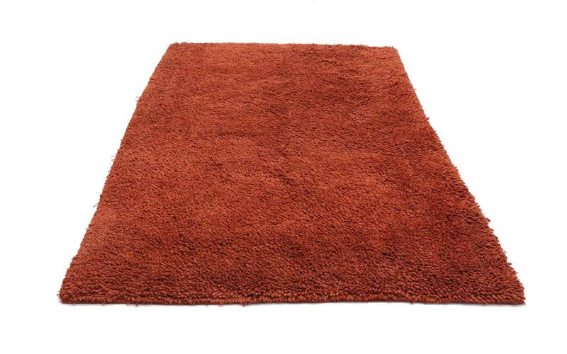 Tæppe med høj pæl - 215 x 155 cm - rust