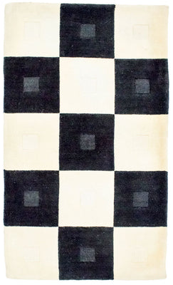 Uldtæppe - 150 x 90 cm - flerfarvet