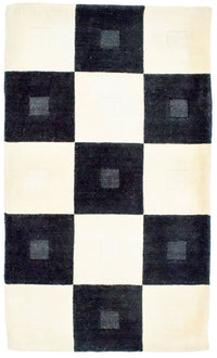 Uldtæppe - 150 x 90 cm - flerfarvet