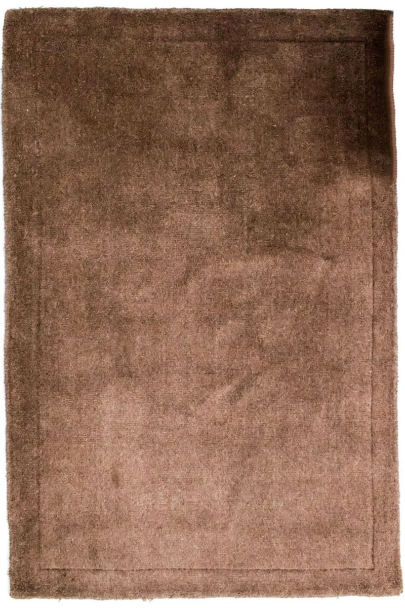 Uldtæppe - 145 x 100 cm - brun