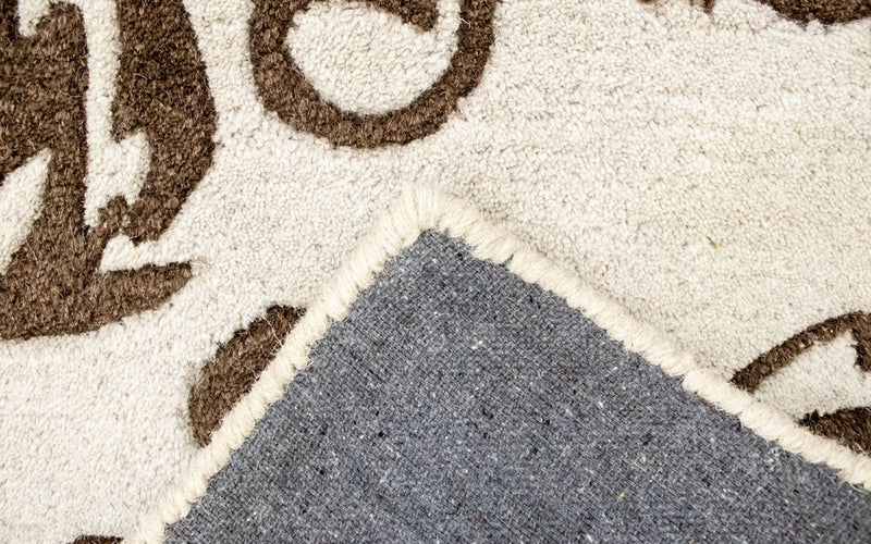 Uldtæppe - 148 x 76 cm - beige