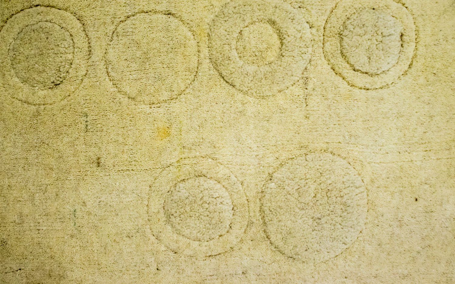 Uldtæppe - 148 x 80 cm - beige