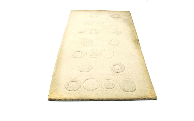 Uldtæppe - 148 x 80 cm - beige