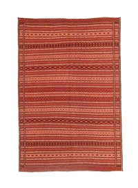 Kelim-tæppe - orientalsk - 235 x 166 cm - orange