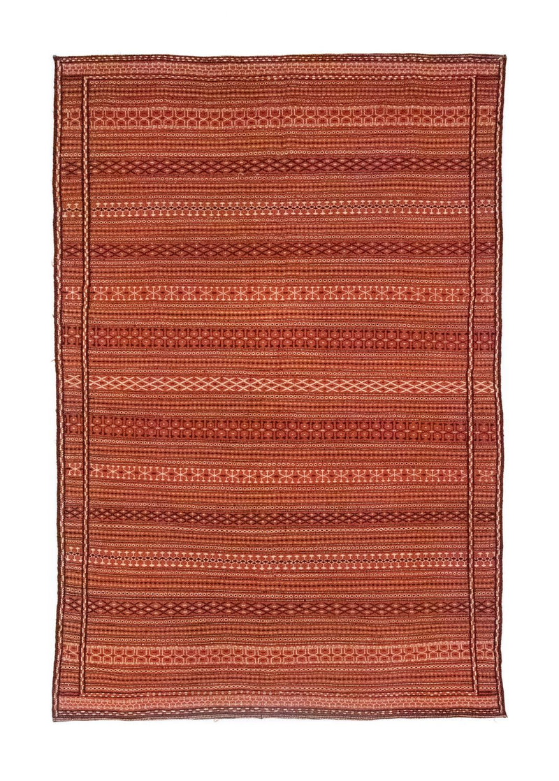 Kelim-tæppe - orientalsk - 242 x 166 cm - brun