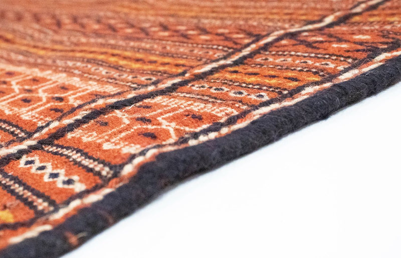 Kelim-tæppe - orientalsk - 242 x 166 cm - brun