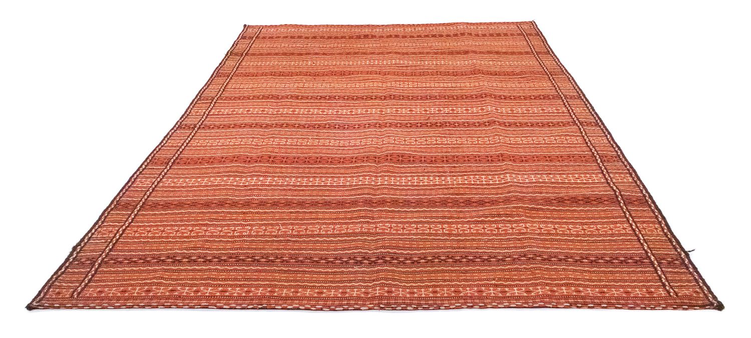 Kelim-tæppe - orientalsk - 296 x 199 cm - orange