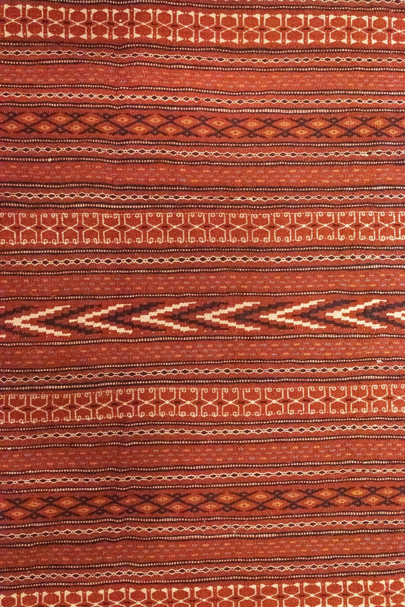 Kelim-tæppe - orientalsk - 293 x 200 cm - brun